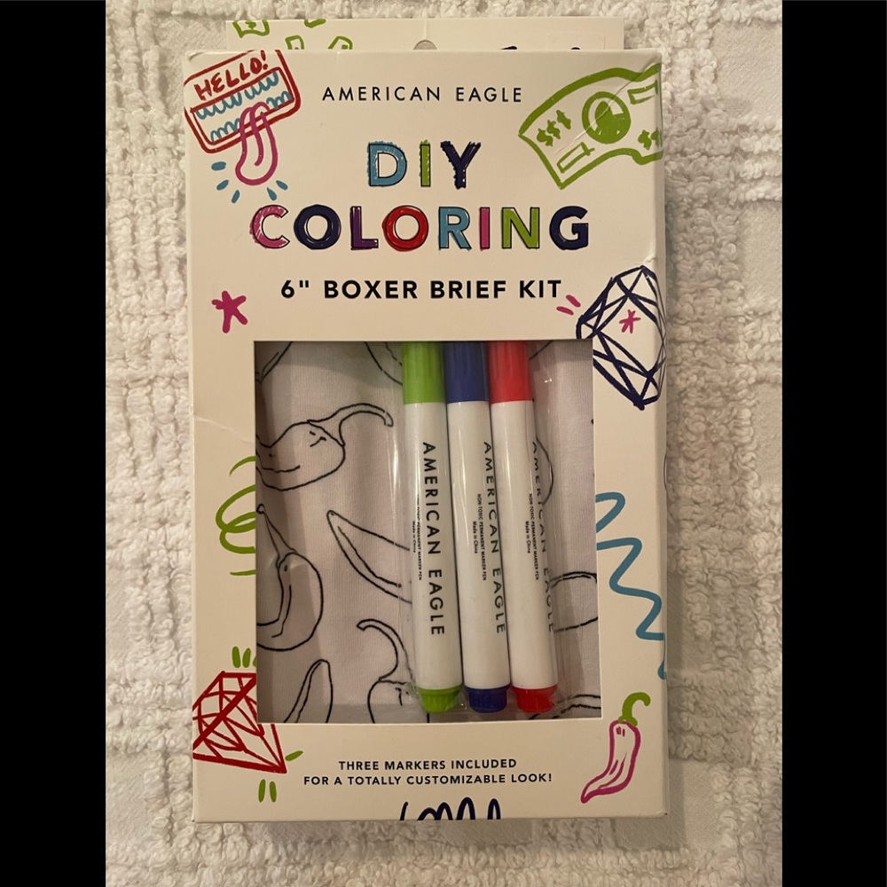 American Eagle Boxers for Custom Styling with Markers